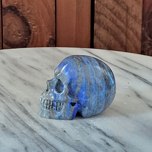 Lapis Lazuli Skull - Picture 7 of 15